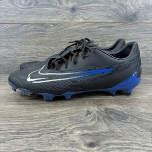 Nike Phantom GX Club DF FG MG Black Blue Soccer Cleats US 10.5 DD9473-0400‎